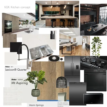 K&K Kitchen Concept Interior Design Mood Board by klaudiamj on Style Sourcebook