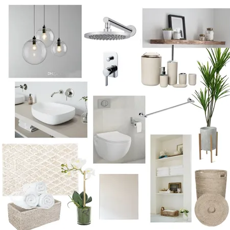 Bathroom - Villa 4 - Moodboard Interior Design Mood Board by Nilufa Hoque on Style Sourcebook