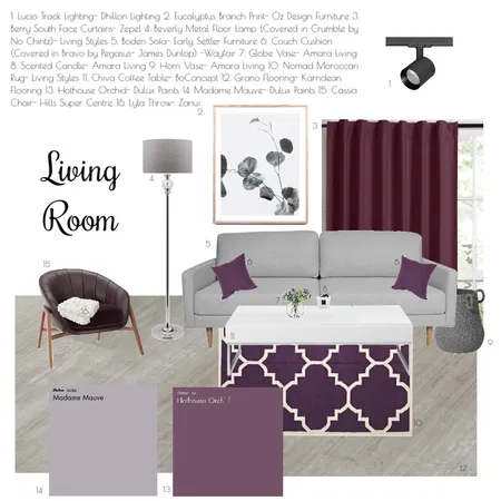 Living Room Interior Design Mood Board by Kmanntai on Style Sourcebook