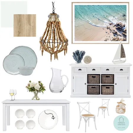 Dining room COASTAL Interior Design Mood Board by Valhalla Interiors on Style Sourcebook