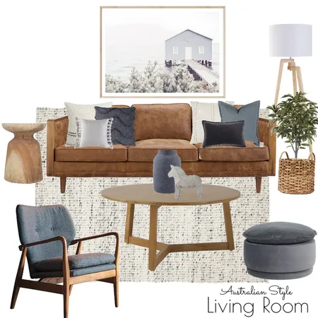 Australian Style Living Room Interior Design Mood Board by MEGHAN ELIZABETH on Style Sourcebook