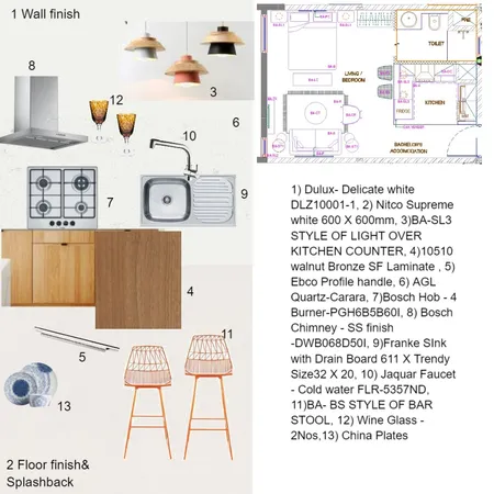 sample board kitchen 2 Interior Design Mood Board by AM on Style Sourcebook