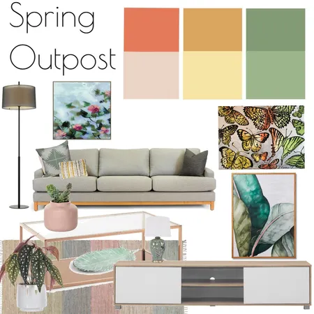 Spring Outpost Interior Design Mood Board by ggribeiro on Style Sourcebook