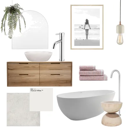 Guest bathroom Interior Design Mood Board by Backbeachabode on Style Sourcebook