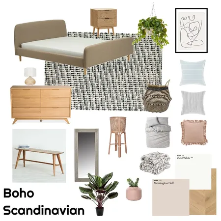 Boho Scandinavian Interior Design Mood Board by Kimmy0511 on Style Sourcebook