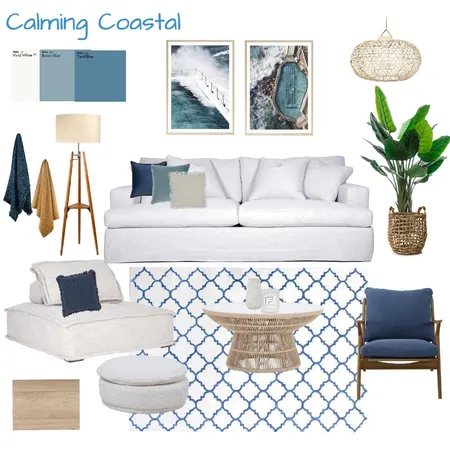Calming Coastal Interior Design Mood Board by moniqueparryinteriors on Style Sourcebook