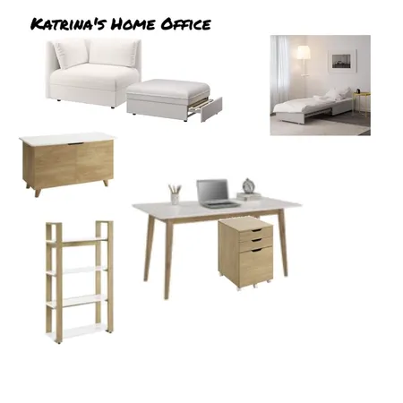 Katrina Home Office Option 1 Interior Design Mood Board by marie on Style Sourcebook