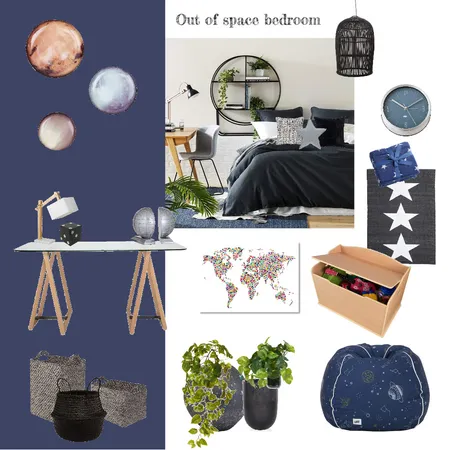 Space bedroom Interior Design Mood Board by Renee Interiors on Style Sourcebook