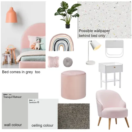 Mia's room version2 Interior Design Mood Board by hararidesigns on Style Sourcebook