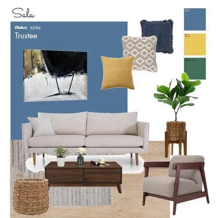 Sala azul Interior Design Mood Board by may.omori on Style Sourcebook