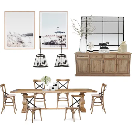 Hamptons Dinning 2 Interior Design Mood Board by Shelley Clark on Style Sourcebook