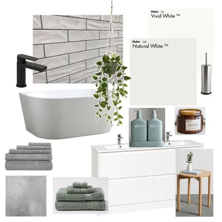 Main Bathroom Interior Design Mood Board by kvanderend on Style Sourcebook