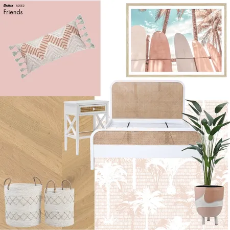 Pink Mood Bedroom Interior Design Mood Board by Fresh Start Styling & Designs on Style Sourcebook