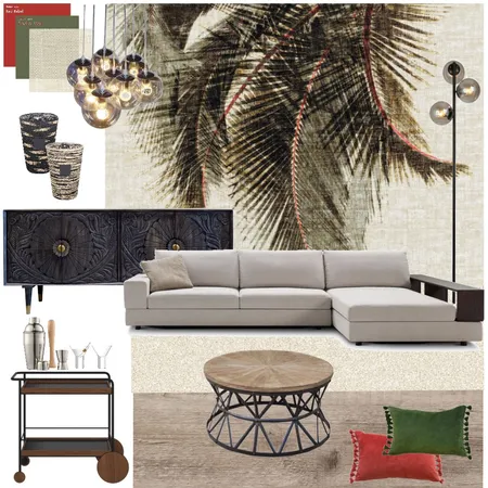 Tropical Glamour Interior Design Mood Board by Luena on Style Sourcebook