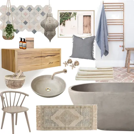 Bathroom Interior Design Mood Board by Oleander & Finch Interiors on Style Sourcebook