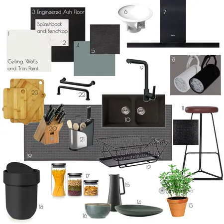 Kitchen Interior Design Mood Board by xwnn on Style Sourcebook