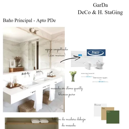 BAÑO PDE MAMA Interior Design Mood Board by lmantegazza on Style Sourcebook