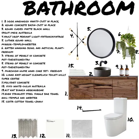 sample board-wc Interior Design Mood Board by courtmunro on Style Sourcebook