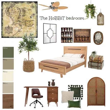 לוח השראה חדר הוביט Interior Design Mood Board by jeny136 on Style Sourcebook