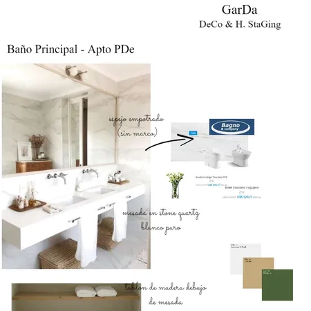 BAÑO PDE MAMA Interior Design Mood Board by lmantegazza on Style Sourcebook