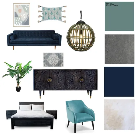 Sam & Jessica Concept 01 Interior Design Mood Board by Barbara Bello on Style Sourcebook