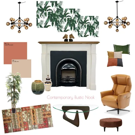 Contemporary Rustic Decor Interior Design Mood Board by Rhiannon on Style Sourcebook