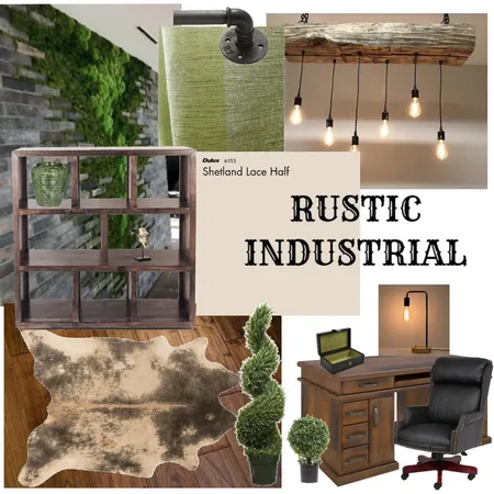 Rustic industrial Interior Design Mood Board by Theka homes on Style Sourcebook