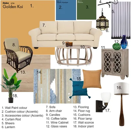 mediterranean complementary Interior Design Mood Board by itsjustrachna on Style Sourcebook