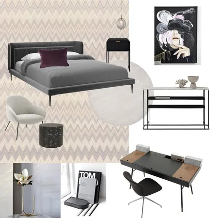 Sophie Bedroom Concept 2 Interior Design Mood Board by Sophie Pearce on Style Sourcebook