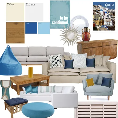 Living room_Greece inspired Interior Design Mood Board by R.Fraimanaite on Style Sourcebook