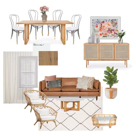 Living & Dining Concept Interior Design Mood Board by Jorja Clair Interiors on Style Sourcebook