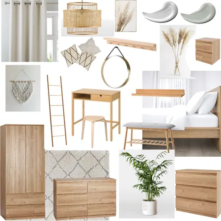 Janie's Bedroom - Draft Interior Design Mood Board by Jacko1979 on Style Sourcebook