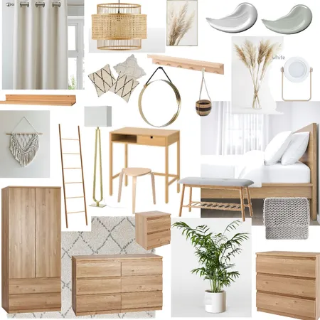 Janie's Bedroom - Draft Interior Design Mood Board by Jacko1979 on Style Sourcebook