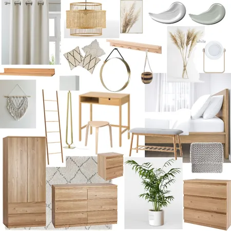 Janie's Bedroom - Final Interior Design Mood Board by Jacko1979 on Style Sourcebook