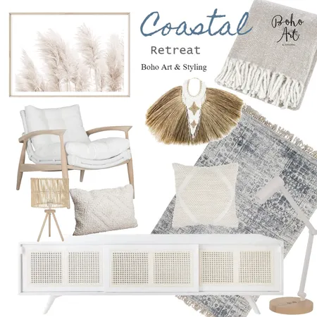 Modern Coastal Retreat Interior Design Mood Board by Boho Art & Styling on Style Sourcebook