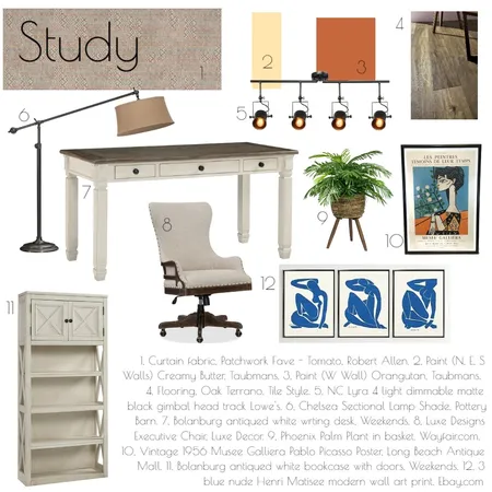 Study Interior Design Mood Board by Rion Breslin on Style Sourcebook