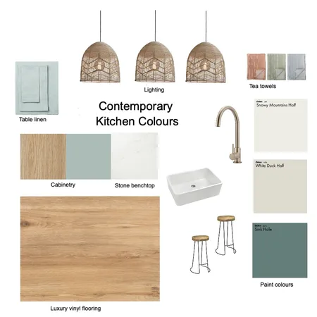 Contemporary Kitchen Interior Design Mood Board by TCC on Style Sourcebook