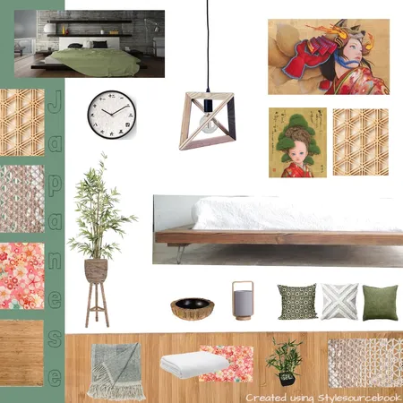 Japanese Interior Design Mood Board by Fiona Barbour on Style Sourcebook