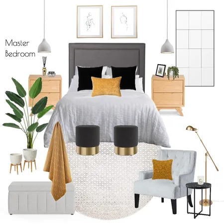 J & H - Master Bedroom 8.1 Interior Design Mood Board by Abbye Louise on Style Sourcebook