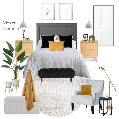 J & H - Master Bedroom 8.2 Interior Design Mood Board by Abbye Louise on Style Sourcebook