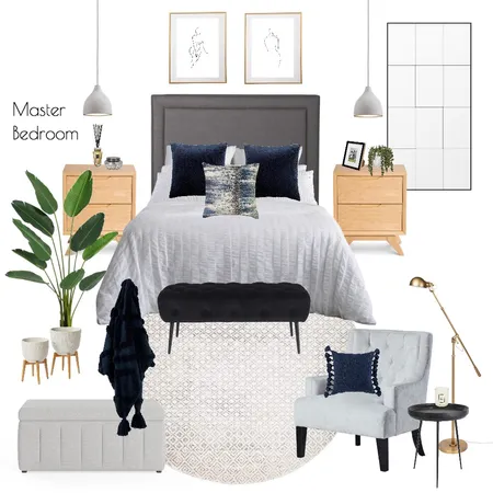 J & H - Master Bedroom 10.0 Interior Design Mood Board by Abbye Louise on Style Sourcebook