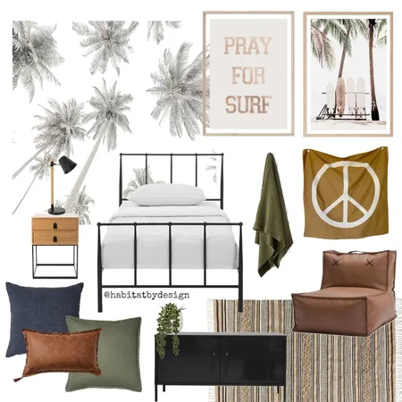 Boys Bedroom Interior Design Mood Board by Habitat_by_Design on Style Sourcebook