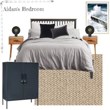 Aidan's Bedroom Interior Design Mood Board by Spruce Design Studio on Style Sourcebook