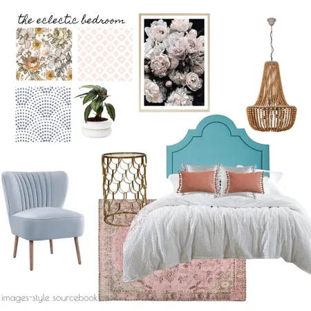 The Eclectic Bed room Moodboard 2 Interior Design Mood Board by Jo Murphy on Style Sourcebook