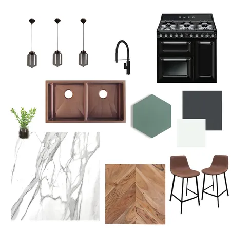 Kitchen - Dark and Moody Interior Design Mood Board by Laura Cameron on Style Sourcebook