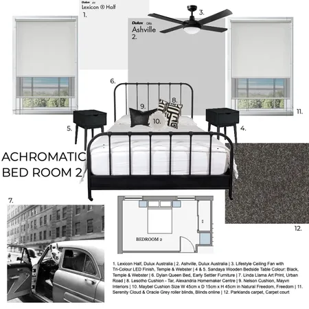 Bedroom 2 Interior Design Mood Board by jasmine-jayne-simmons@hotmail.com on Style Sourcebook