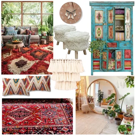 Chic boho Interior Design Mood Board by apekshamishra0909 on Style Sourcebook