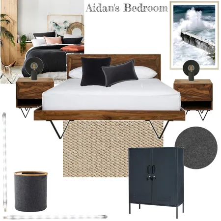 Aidan's Bedroom Interior Design Mood Board by Spruce Design Studio on Style Sourcebook