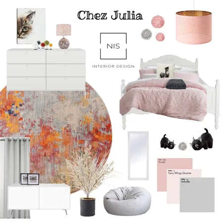 Julia's Bedroom Interior Design Mood Board by Nis Interiors on Style Sourcebook