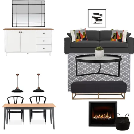 HOUZE LOUNGE CHARCOALS Interior Design Mood Board by Liske on Style Sourcebook